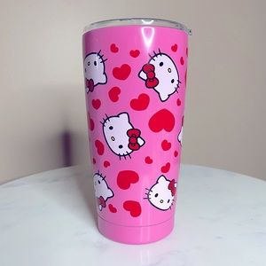 NEW Hello Kitty Valentines Day Pink Heart Tumbler